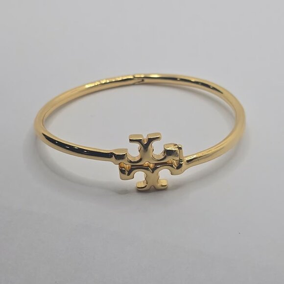 Tory Burch Logo Bangle Bracelet (Clearance) - Picture 8 of 11